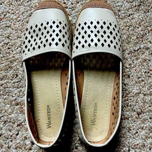 Slip on flats by Wanted
